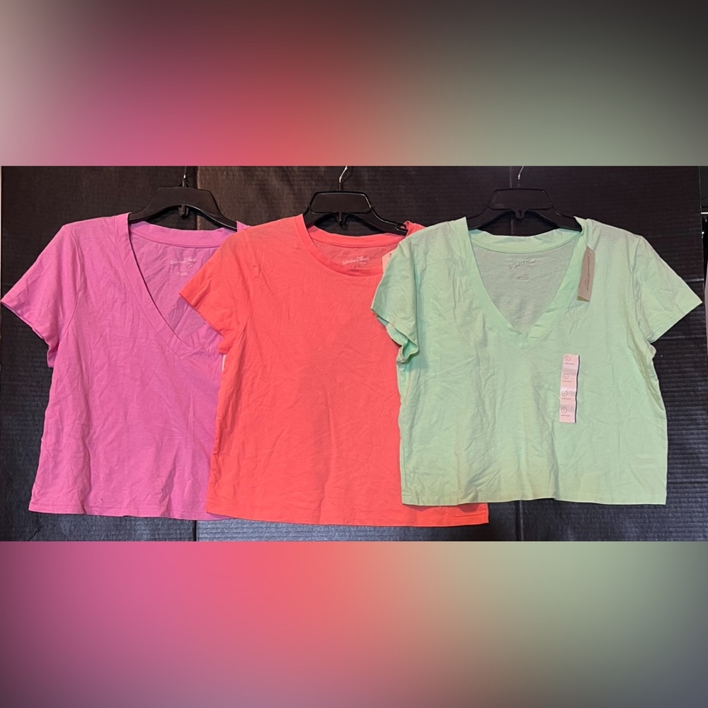 Universal Thread Kids Shirts - Pink, Coral, Mint- 3 for $18